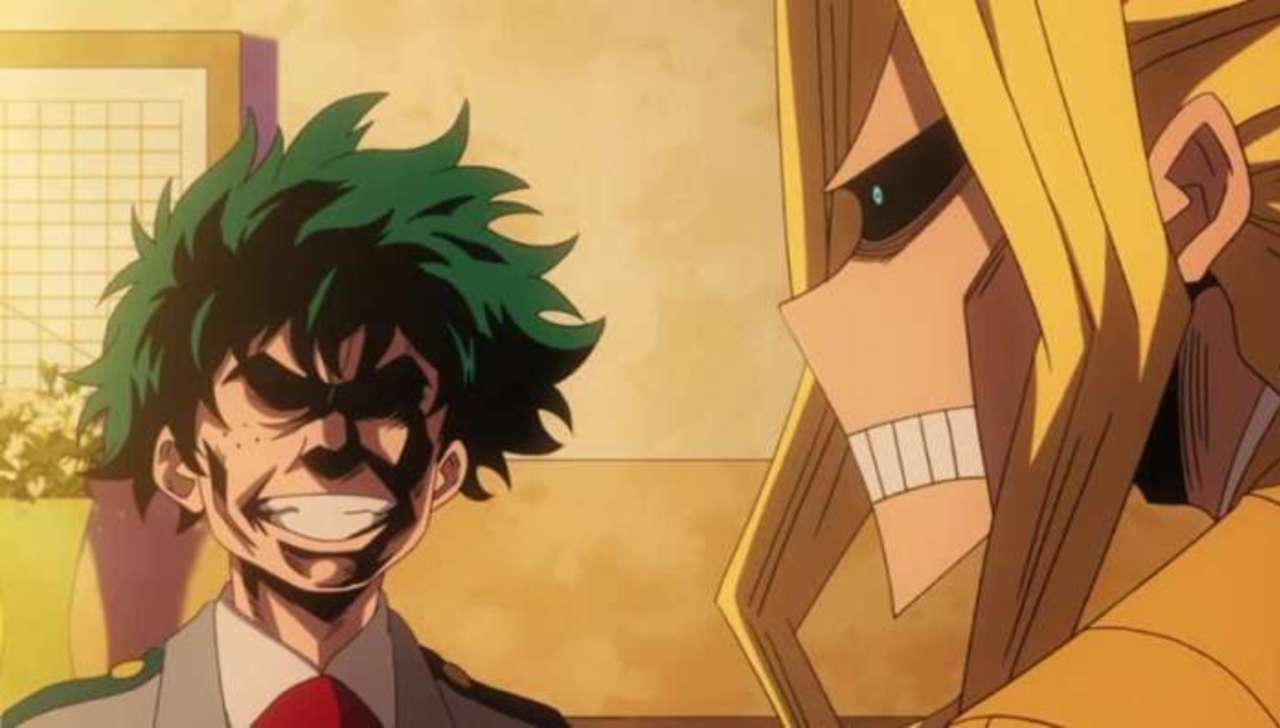 I lost it when deku try impersonating All Might lol. 