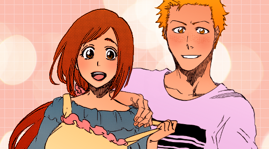 bleach orihime and ichigo moments