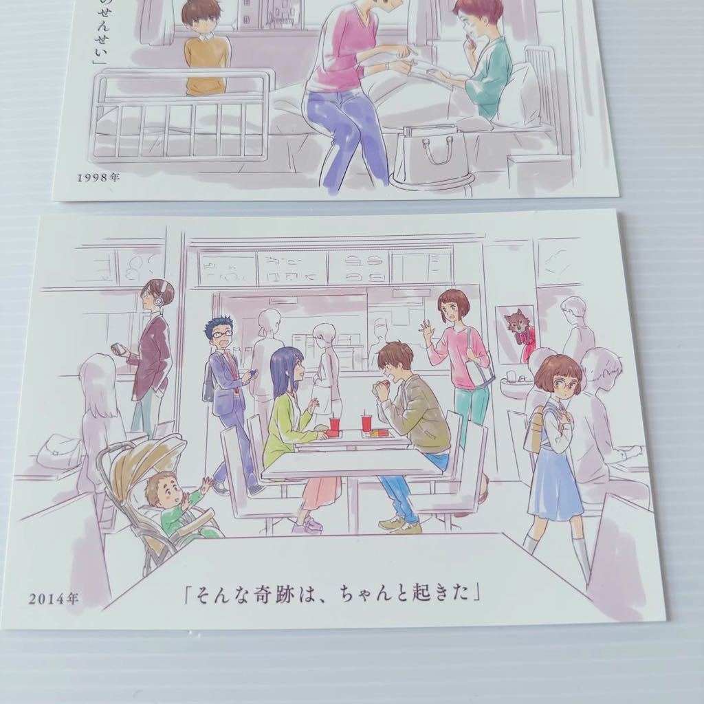 かがみの孤城 劇場版 特典 第1弾 1998年 2014年 ポストカード 未使用 THE SOLITARY CASTLE IN THE MIRROR Attendant&#39;s benefits cards_6