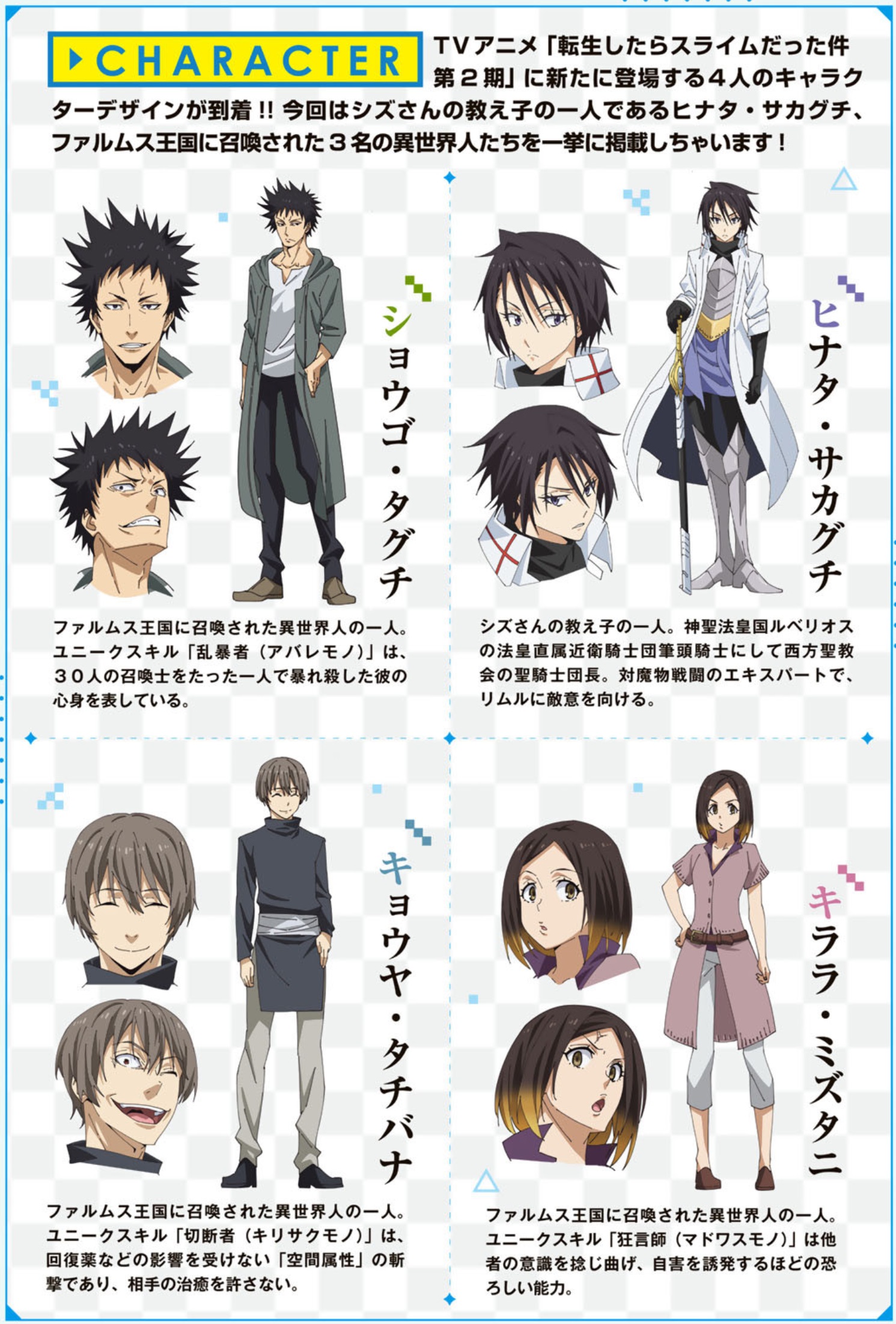 Four New Character Designs Unveiled Forums Myanimelist Net
