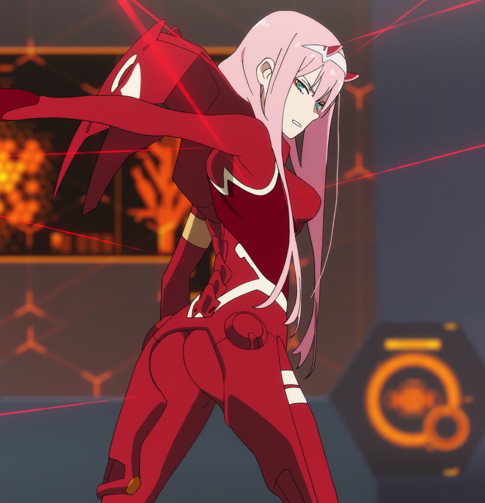 Download Two pilot characters from the anime Darling In The Franxx