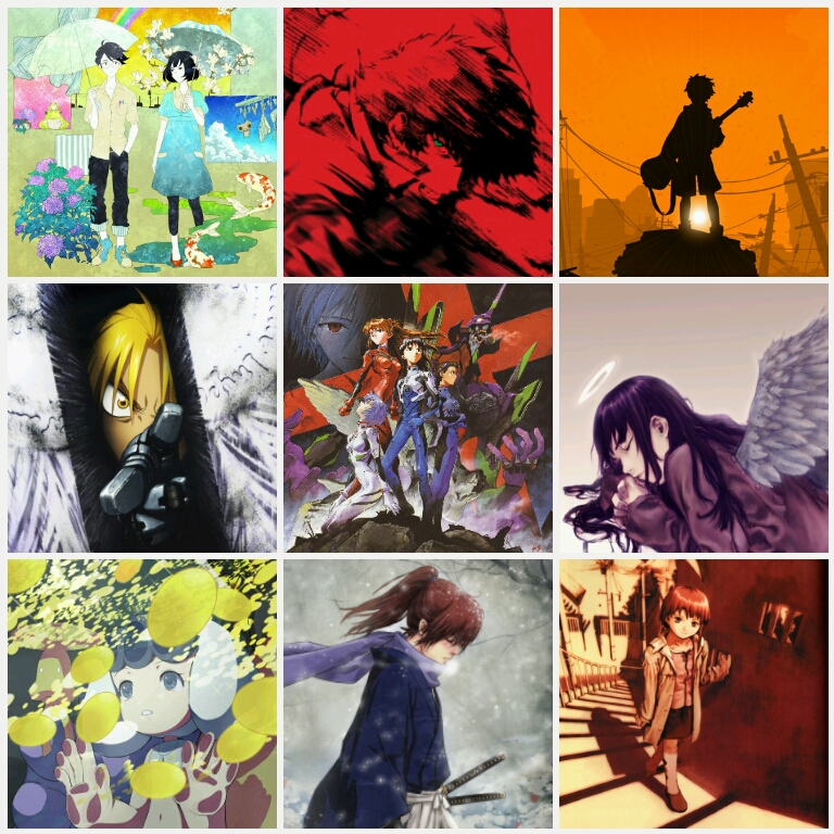 My personal anime/manga 3x3 after 3years of anime : r/MyAnimeList