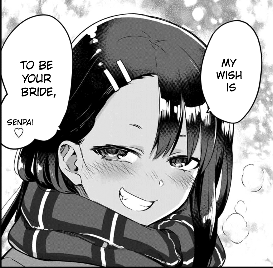 DON'T TOY WITH ME, MISS NAGATORO You Got Your Wish, Senpai! / 'Sup