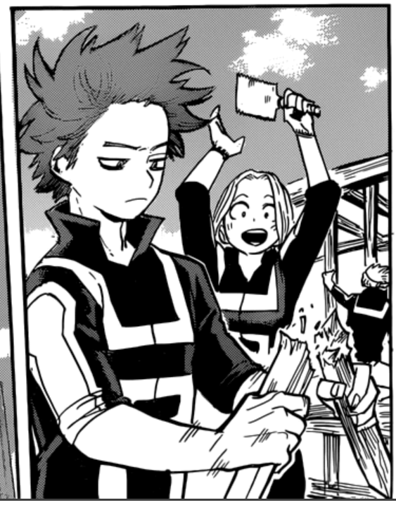 ...possibly... the fact that shinsou got a panel means that the author hasn...