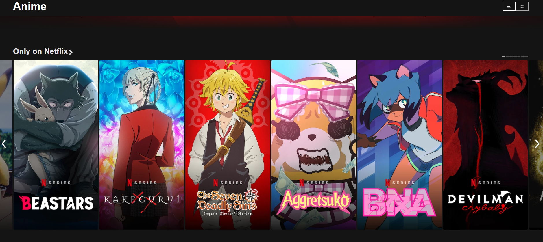 What are the good Only on Netflix anime? - Forums 