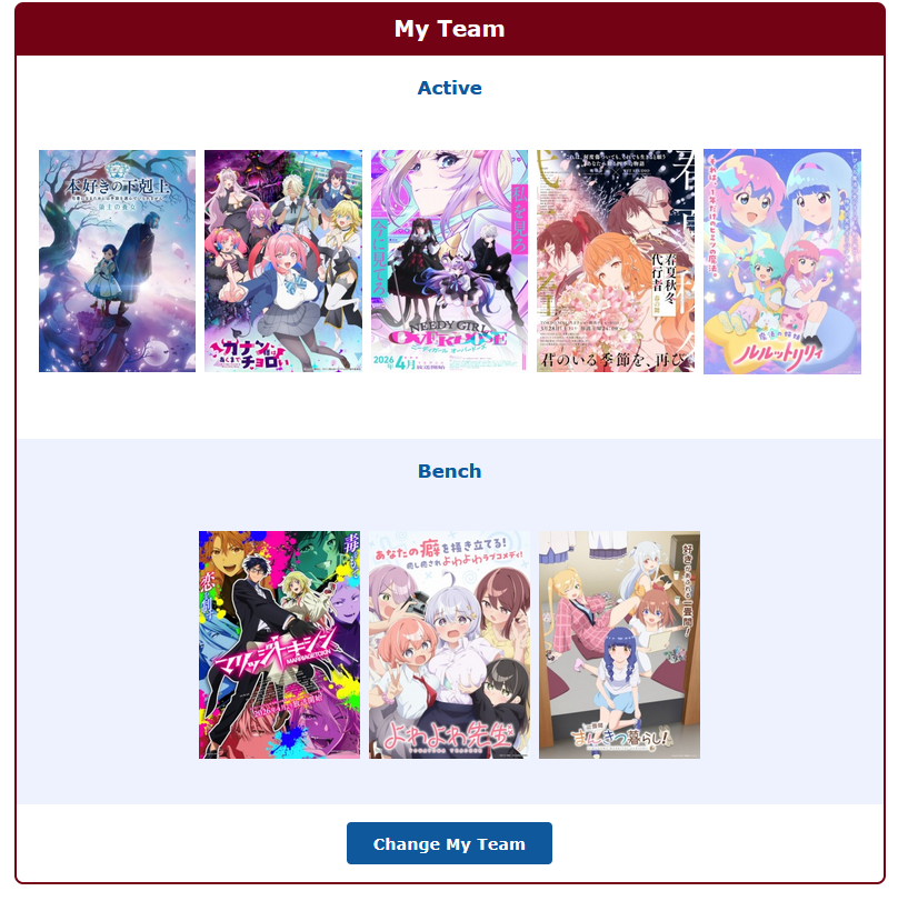 MAL Game "Fantasy Anime League" Opens for Spring 2026 - Forums ...
