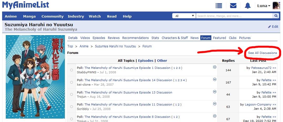 How to start a topic on a forum? - Forums - MyAnimeList.net