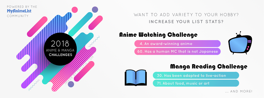 2018 Animemanga Challenges Forums Myanimelistnet