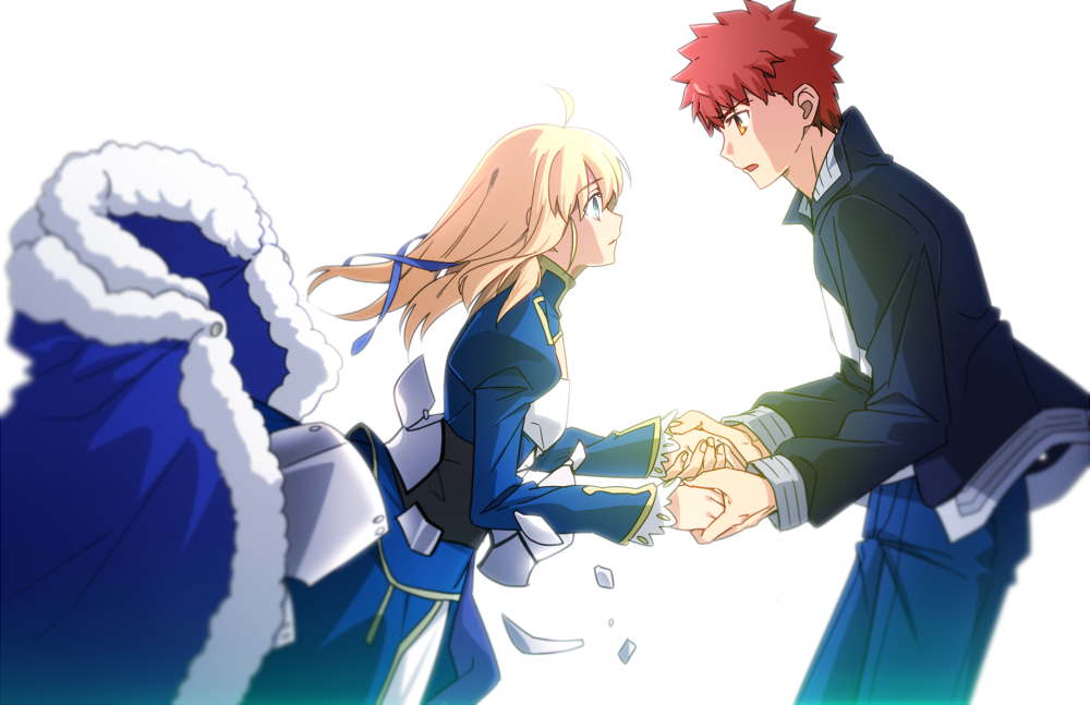 Therefore, I'll go for A. Fate Stay Night (1st anime) Shirou x Saber f...
