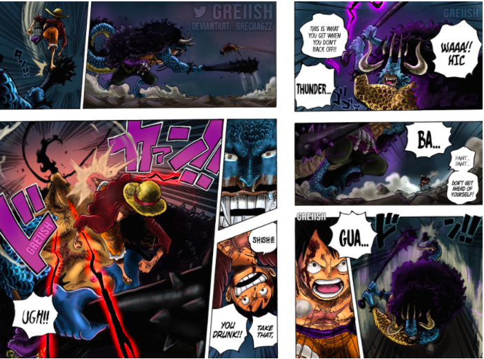 FULL COLORED chapter 1037 (link in comments) : r/OnePiece