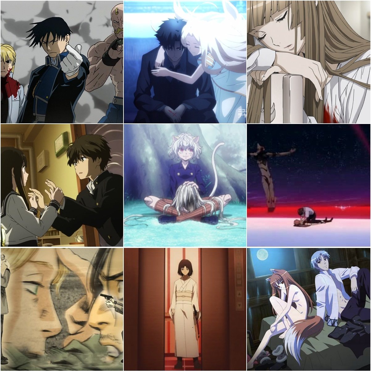 My literally unroastable anime 3x3 : r/MyAnimeList