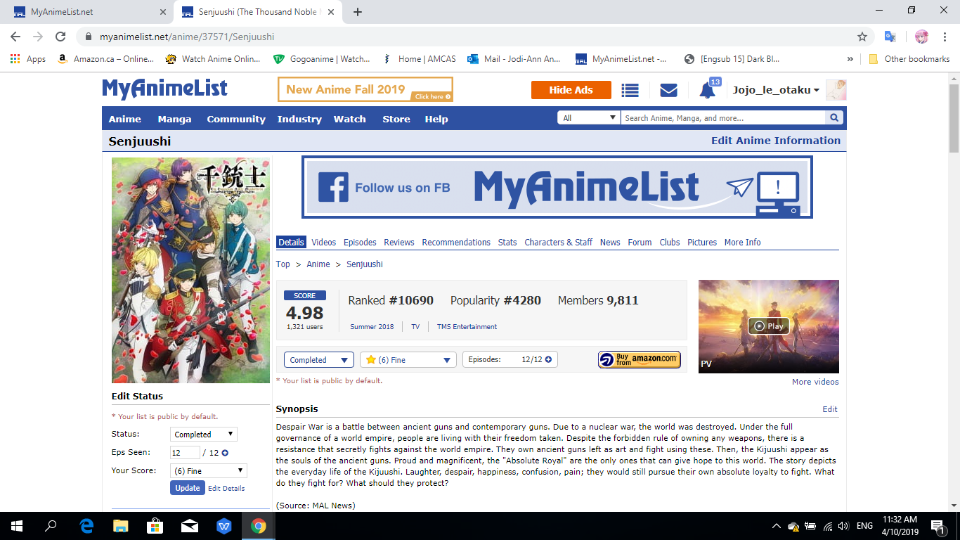 2019 Anime Watching Challenge Sign Up Open Until Dec 15 504 Forums Myanimelist Net