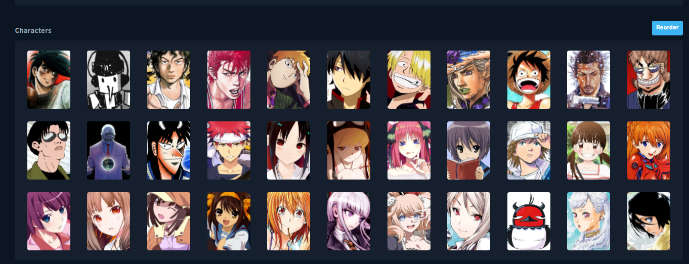 What do you think about my favourites? : r/MyAnimeList