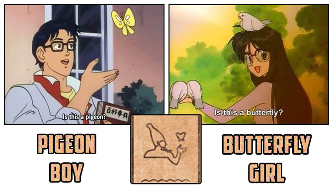 Is This a Pigeon?' Butterfly Anime Meme Calls Out Confused People