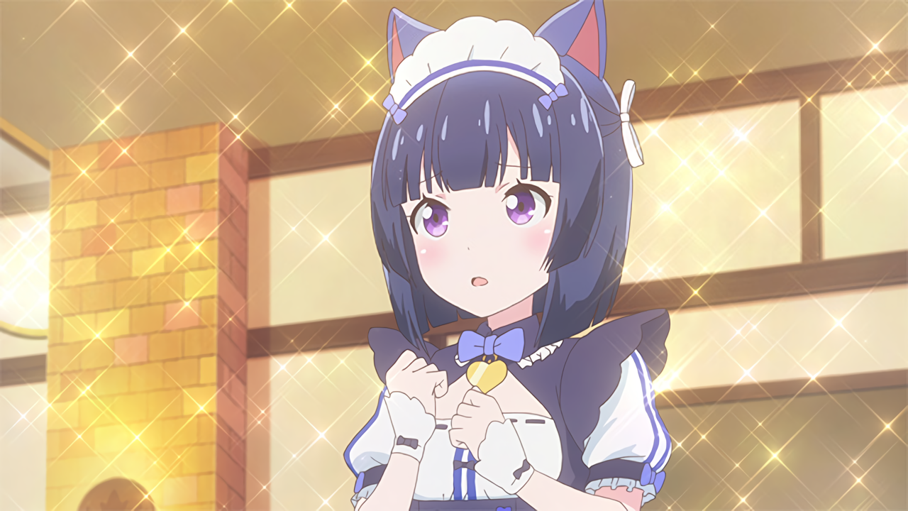 Shigure was so cute as a kitty maid. 