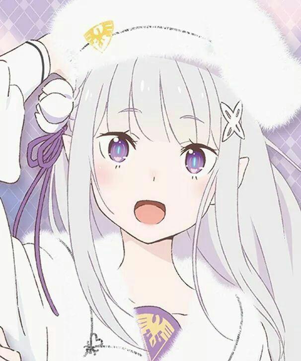 Re:Zero Rem Ram Emilia Anime Profile Picture Icon Aesthetic Cute Blue  Kawaii