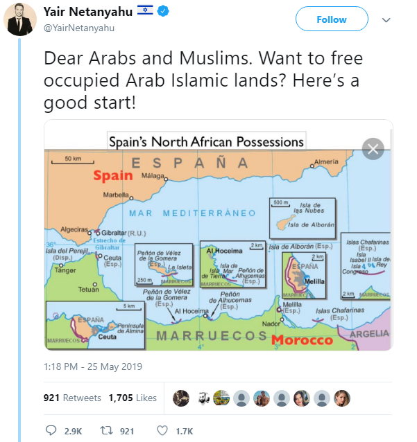 Netanyahu S Son Suggests Arabs And Muslims To Liberate Ceuta And Melilla Spain Forums Myanimelist Net
