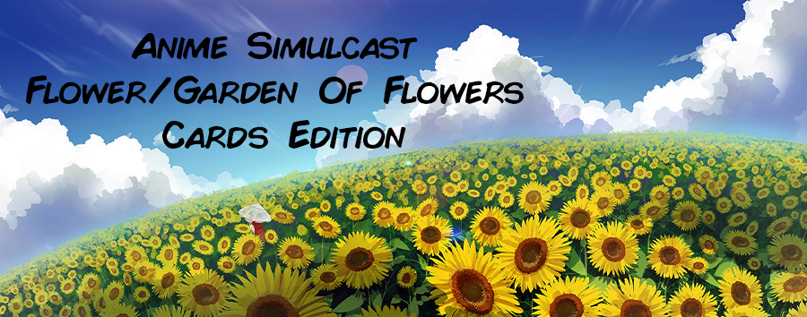 cards closed flowers garden of flowers edition anime simulcast forums myanimelist net cards closed flowers garden of