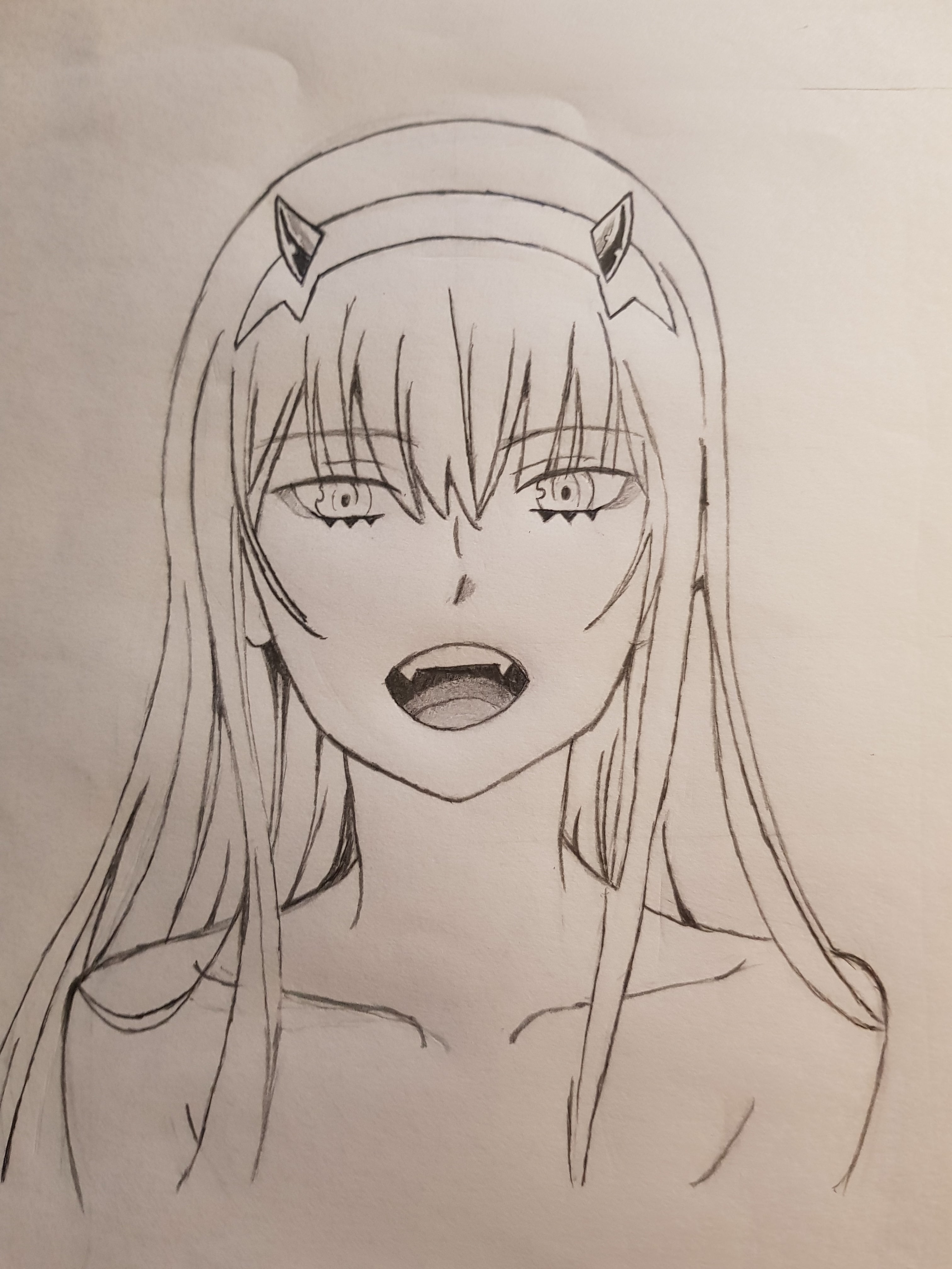 First Drawing Zero Two Forums Myanimelist Net