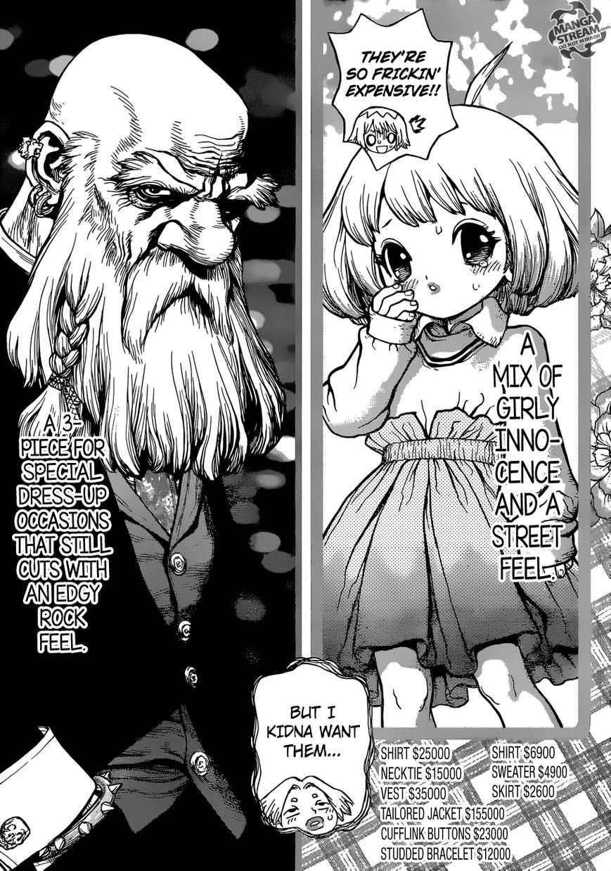 Dr. STONE, Chapter 86: Money