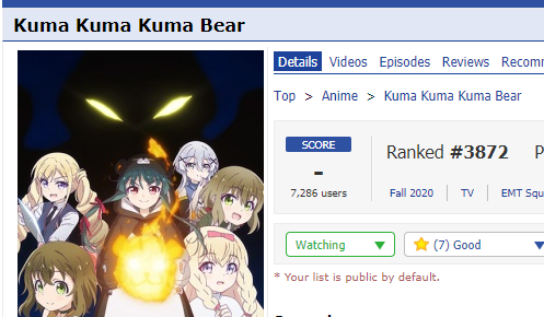 Anime ratings on MAL vs IMDB - Forums - MyAnimeList.net