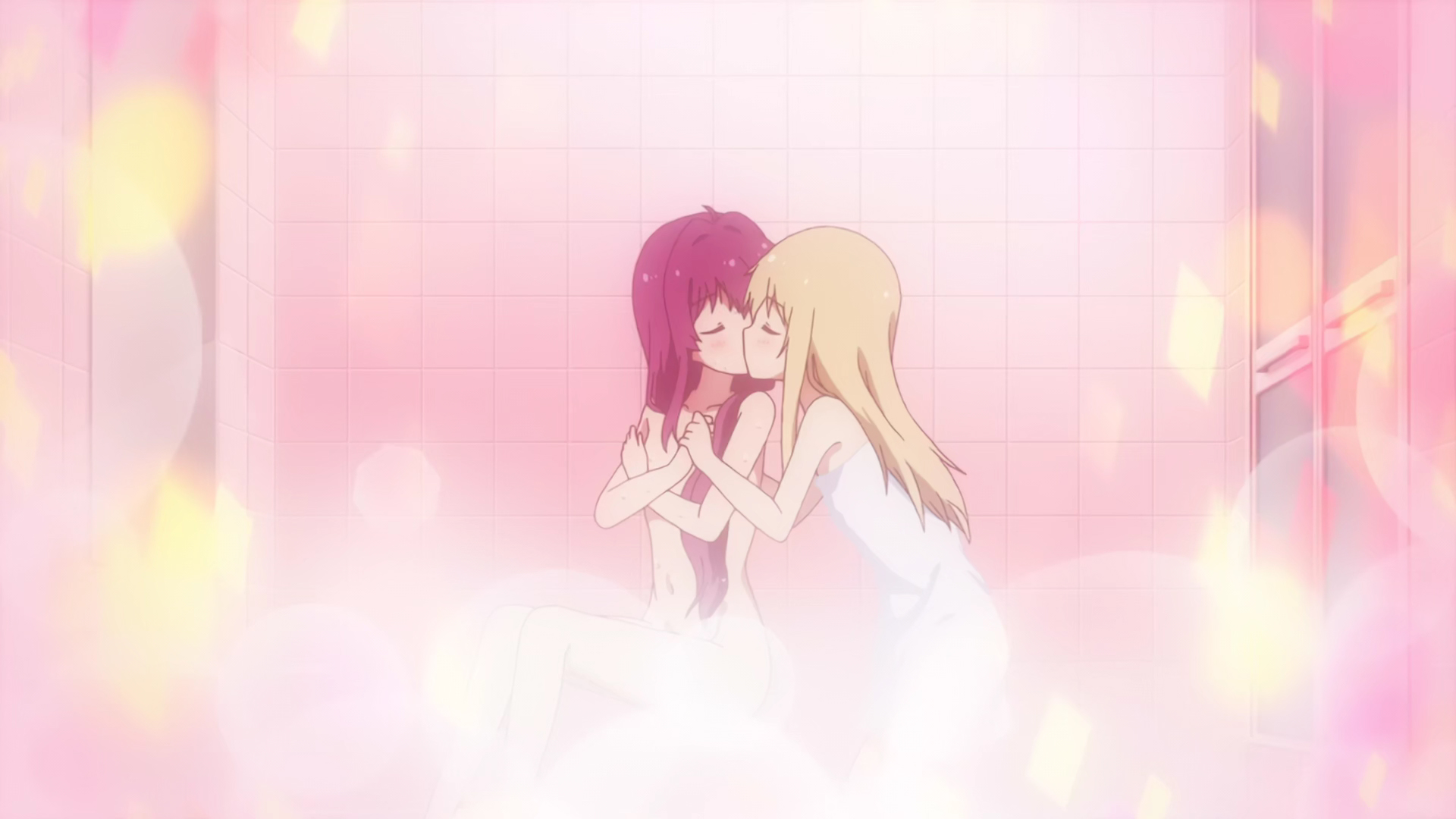 Yuru Yuri поцелуй
