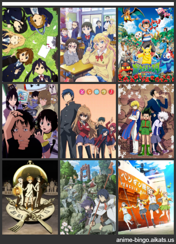 Well, here's my anime and manga 3x3, thoughts? : r/MyAnimeList