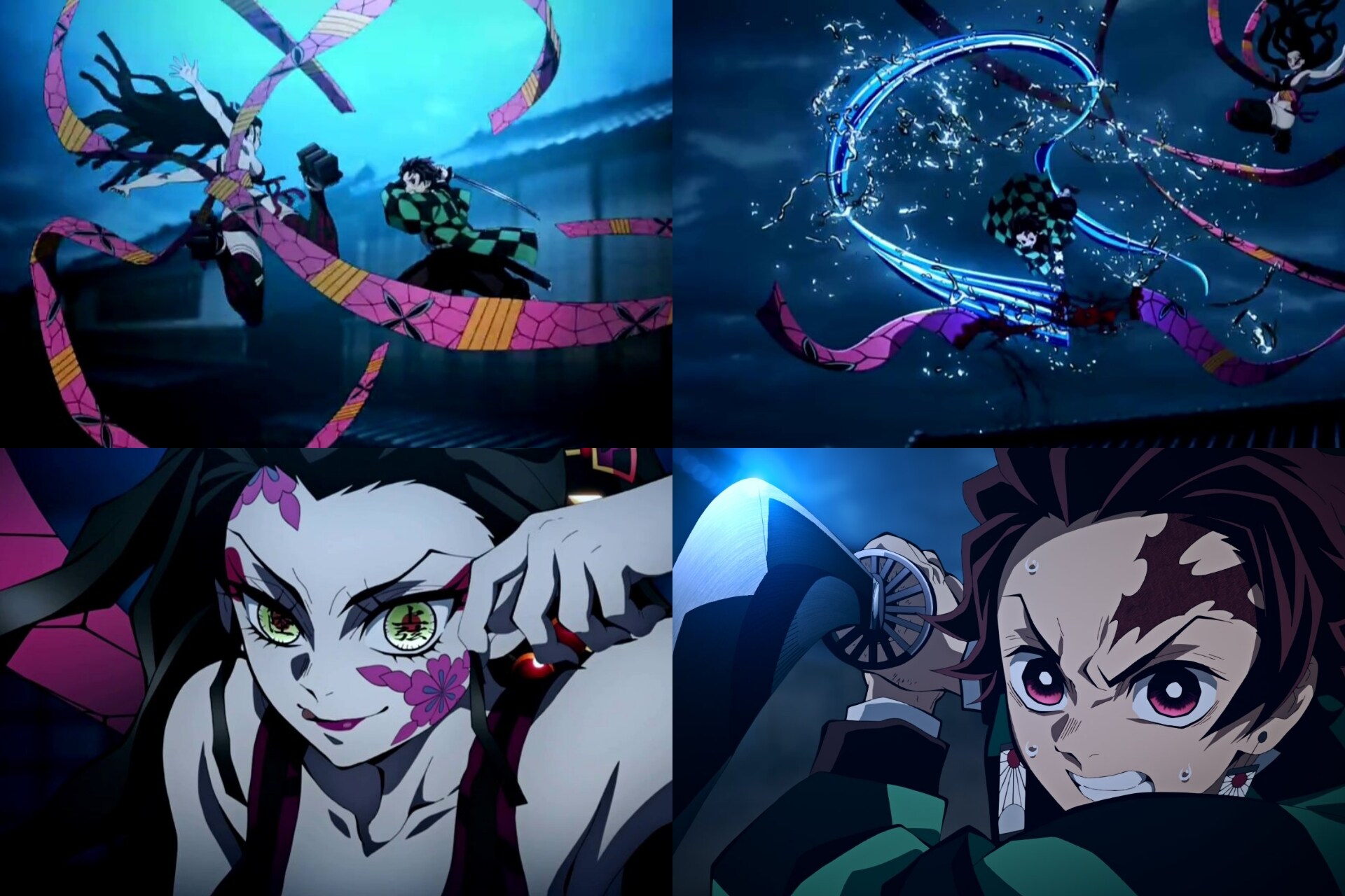 The Battle Begins! Tanjiro vs Daki! Demon Slayer Season 2 Episode