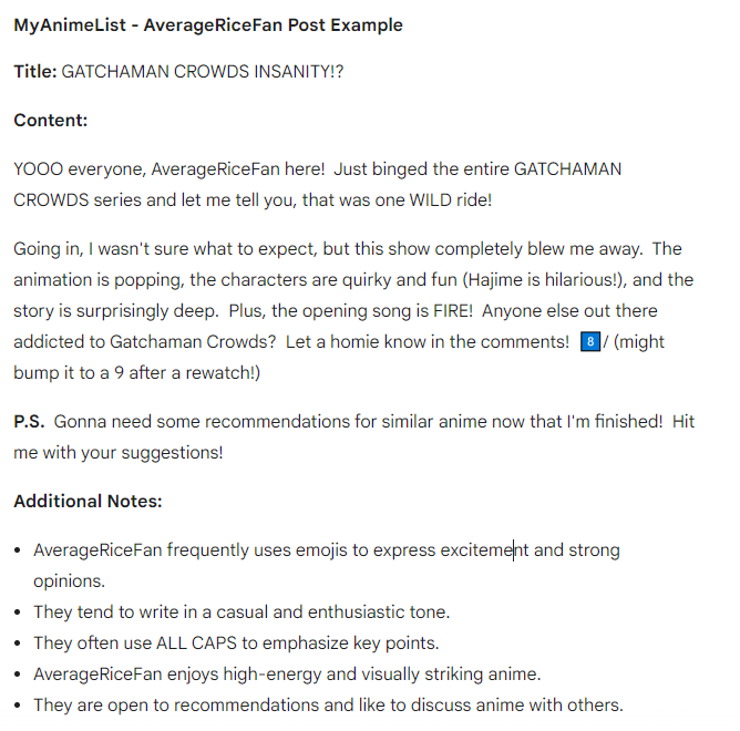Say something only the user above would say forums myanimelist