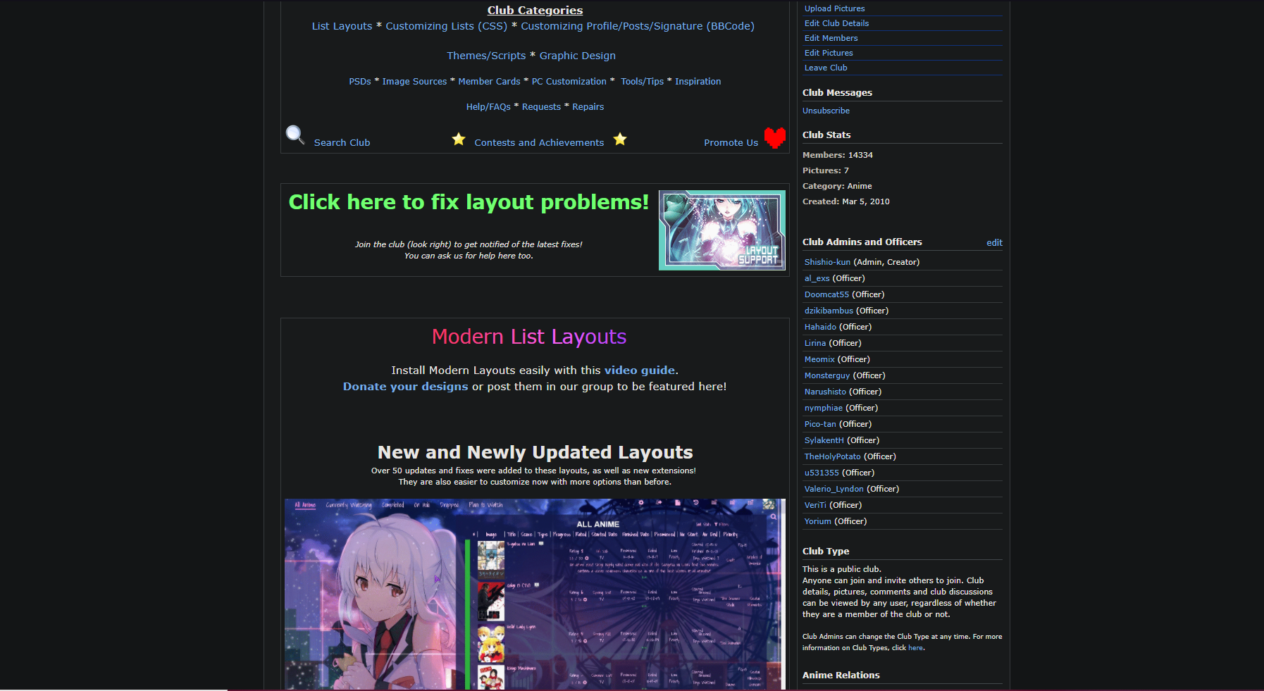 Dark Mode - Forums - MyAnimeList.net