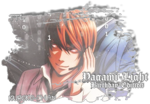 Happy birthday to Light Yagami! : r/deathnote