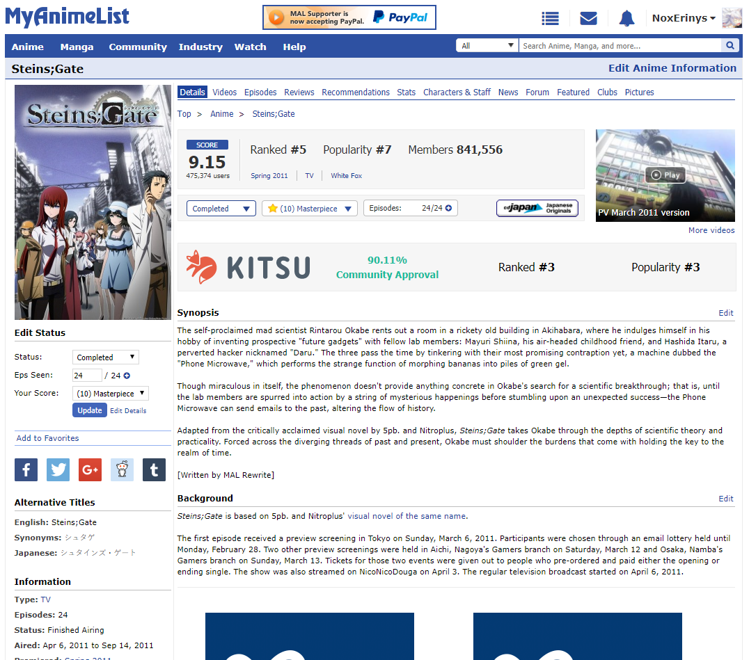 My unofficial MAL Chrome extension - Forums - MyAnimeList.net