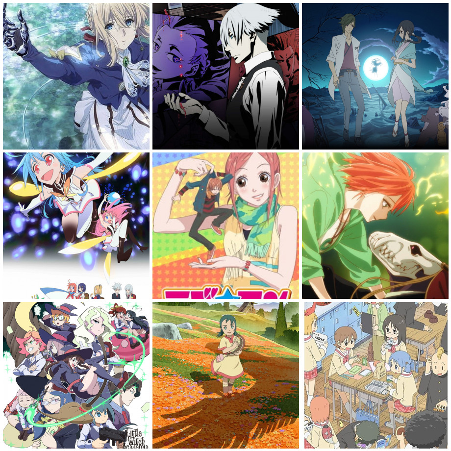 Messed up my first anime 3×3 so bad for some reason so he5re that and mg  manga again : r/MyAnimeList