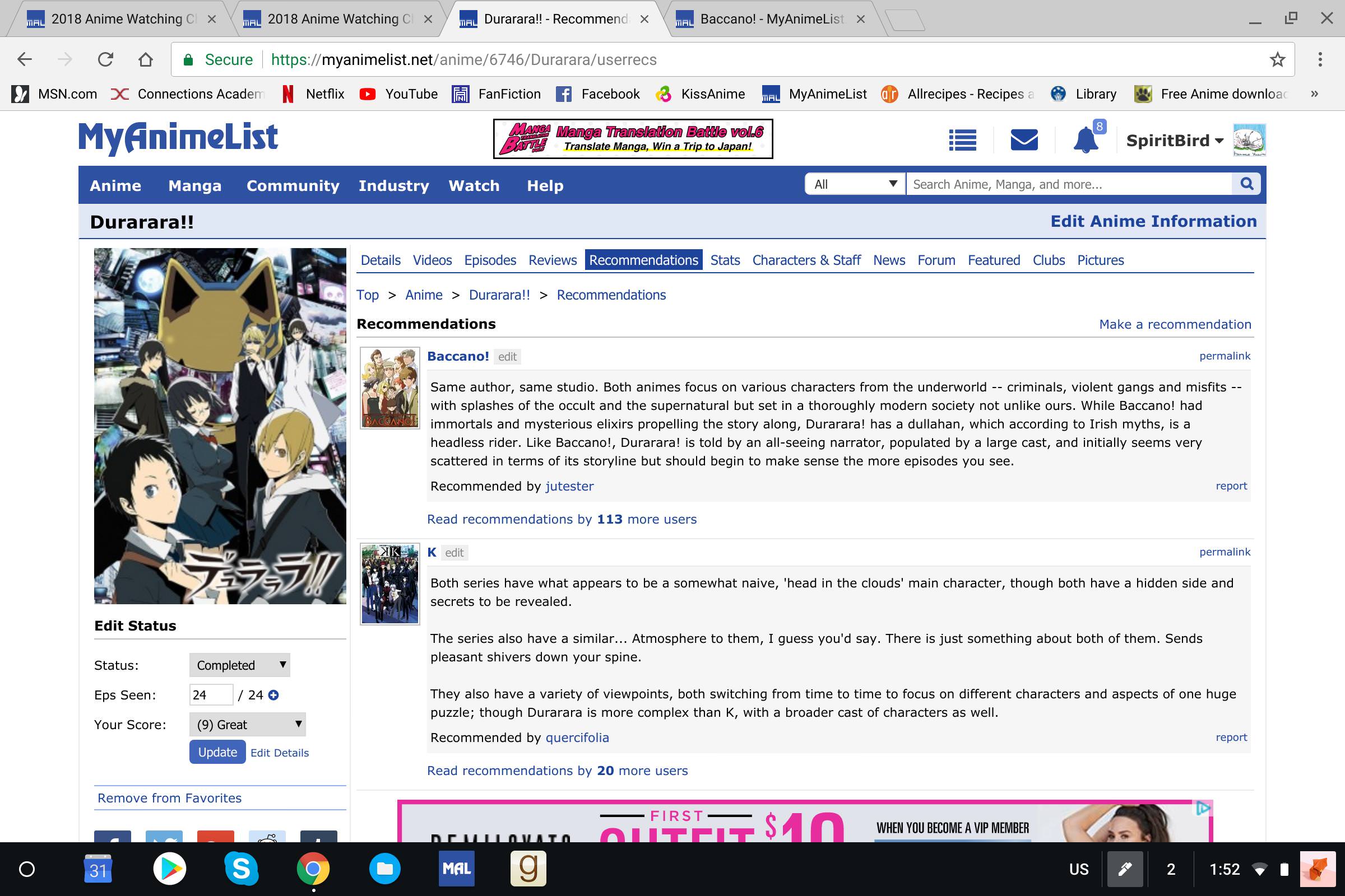 2018 Anime Watching Challenge Sign Up 1936 Forums Myanimelist Net