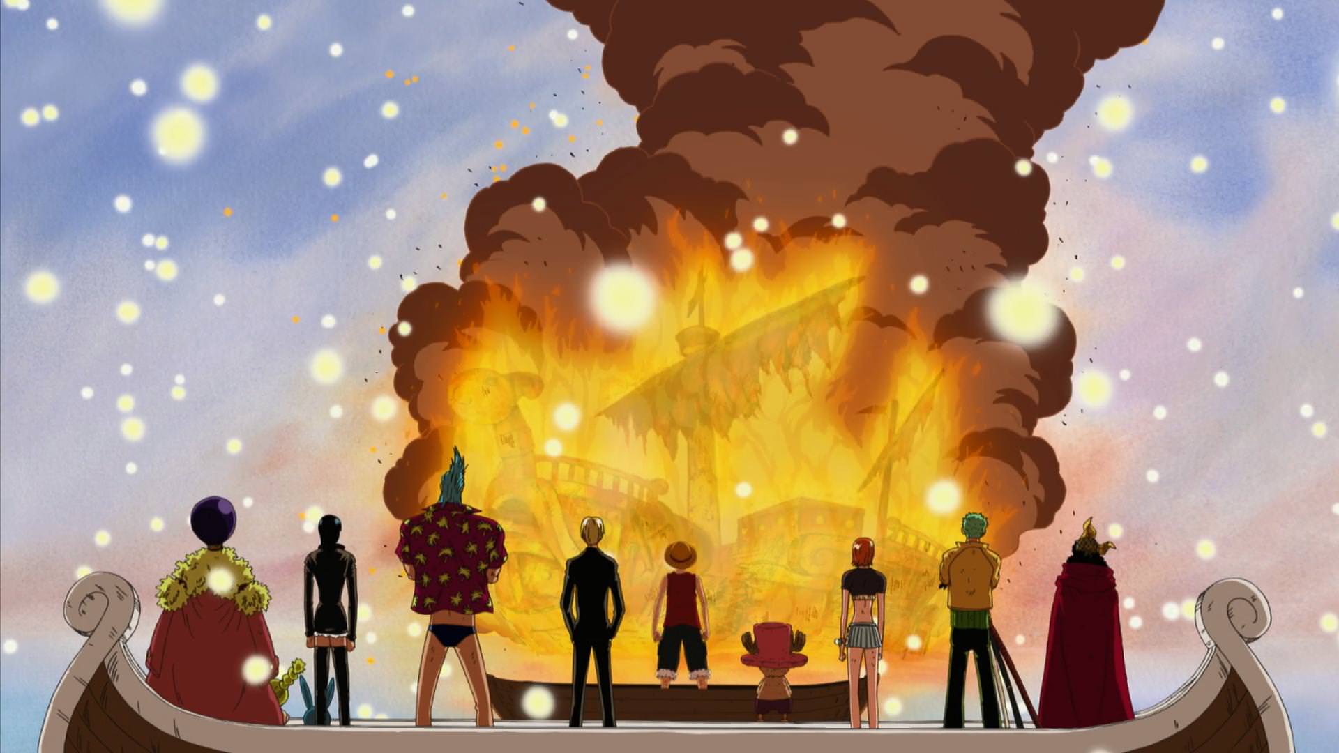 Funeral of Going merry, One Piece Episode 312