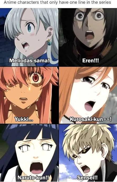 Funny Anime Memes (part 1), Anime / Manga