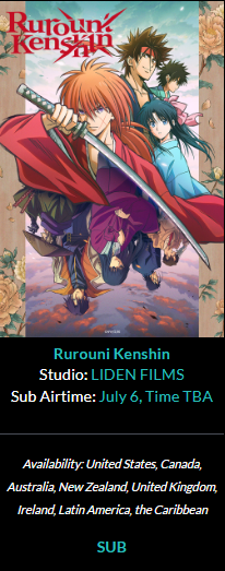 Watch Rurouni Kenshin - Crunchyroll