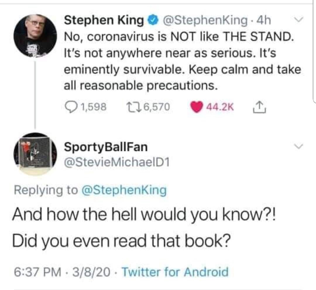 King перевод. Stephen King meme i wrote it no you didn't.