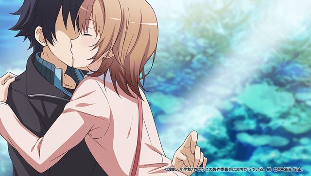 Featured image of post Oregairu Hachiman And Yukino Kiss Yukino and hachiman confess their feelings scene oregairu 3 episode 11 yukino and hachiman confess yukino x hachiman