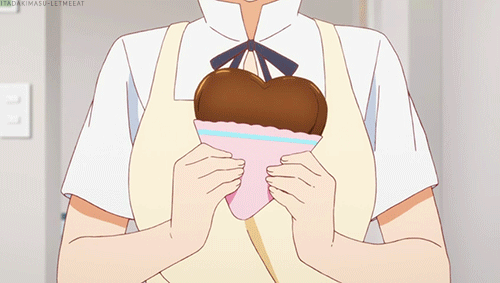 Animation day. Подарок аниме gif. Гиф шоколад аниме. Аниме гифки с подарками. Конфеты аниме гиф.