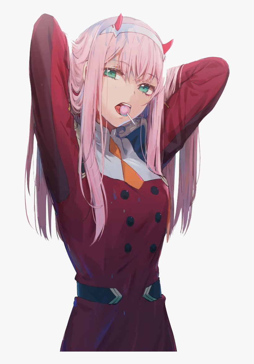 Demon girl Zero Two: Darling in the Franxx fanart  (09 Apr 2018)｜Random  Anime Arts [rARTs]: Collection of anime pictures