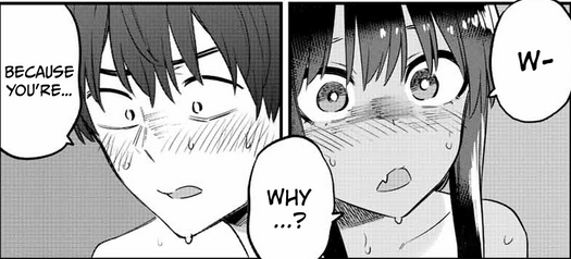 She's aiming for his WHAT?!  Don't Toy with Me, Miss Nagatoro