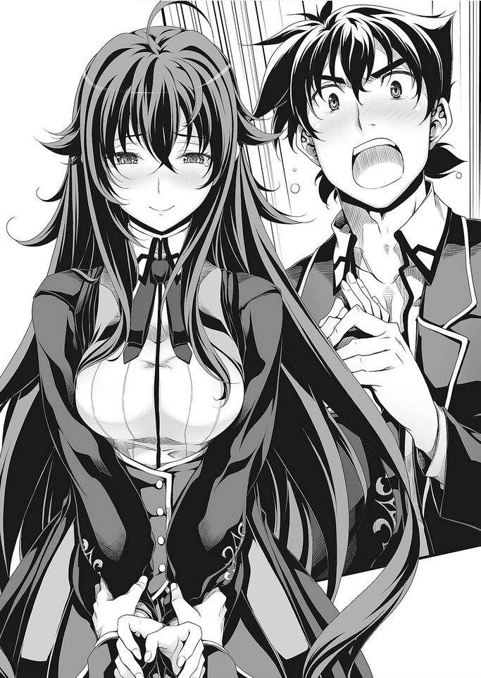 Highschool DxD art-style. A comparison between LN and Manga. :  r/HighschoolDxD