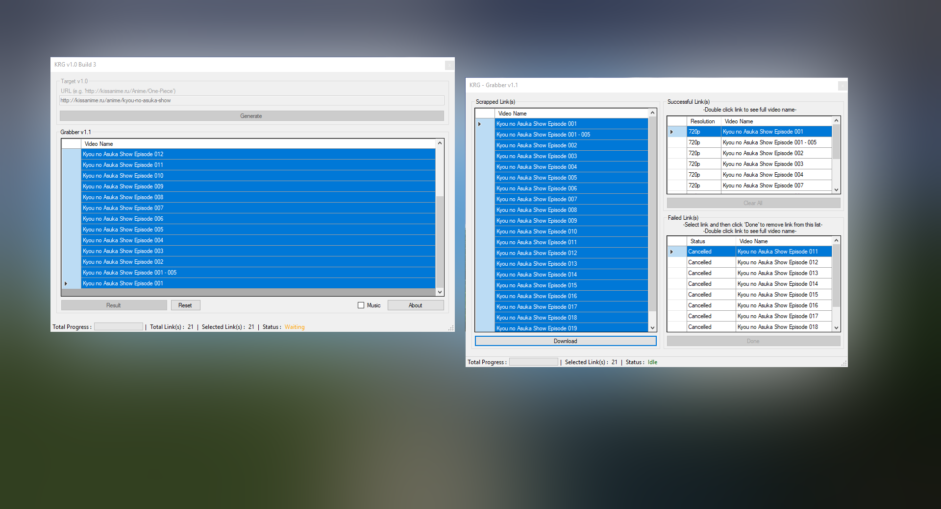 Application] KissAnime download automation - KRG - Forums 