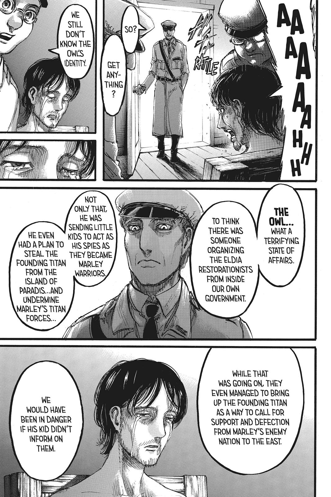 Gross death moment that is the man who killed Grisha's sister Faye, Attack  On Titan Season 3