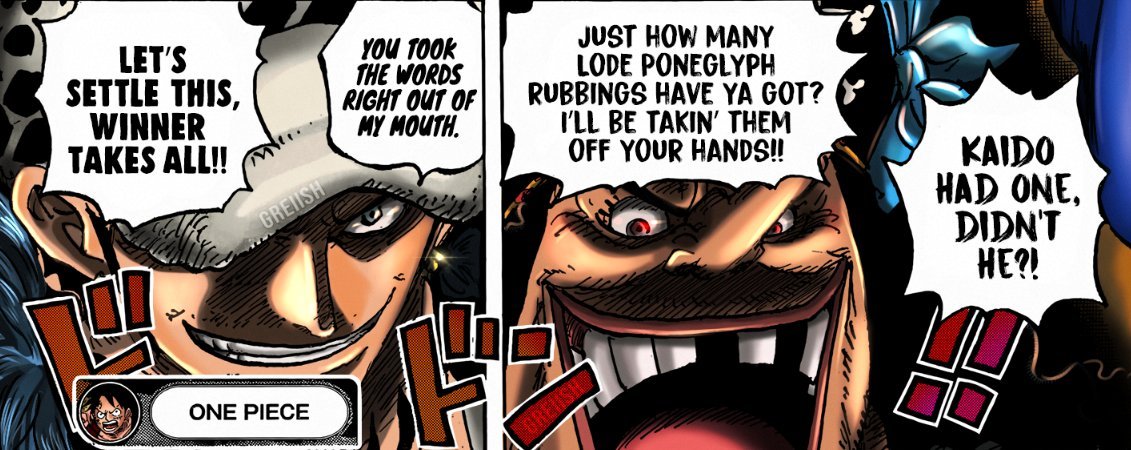 Assuming Oda doesn't hit us with any curveballs, these are all