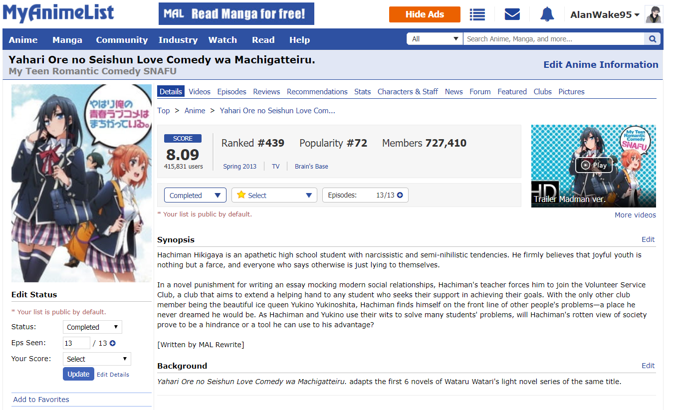 2020 Anime Watching Challenge Sign Up Open Until Nov 30 589 Forums Myanimelist Net