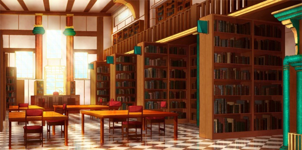 Anime School Library