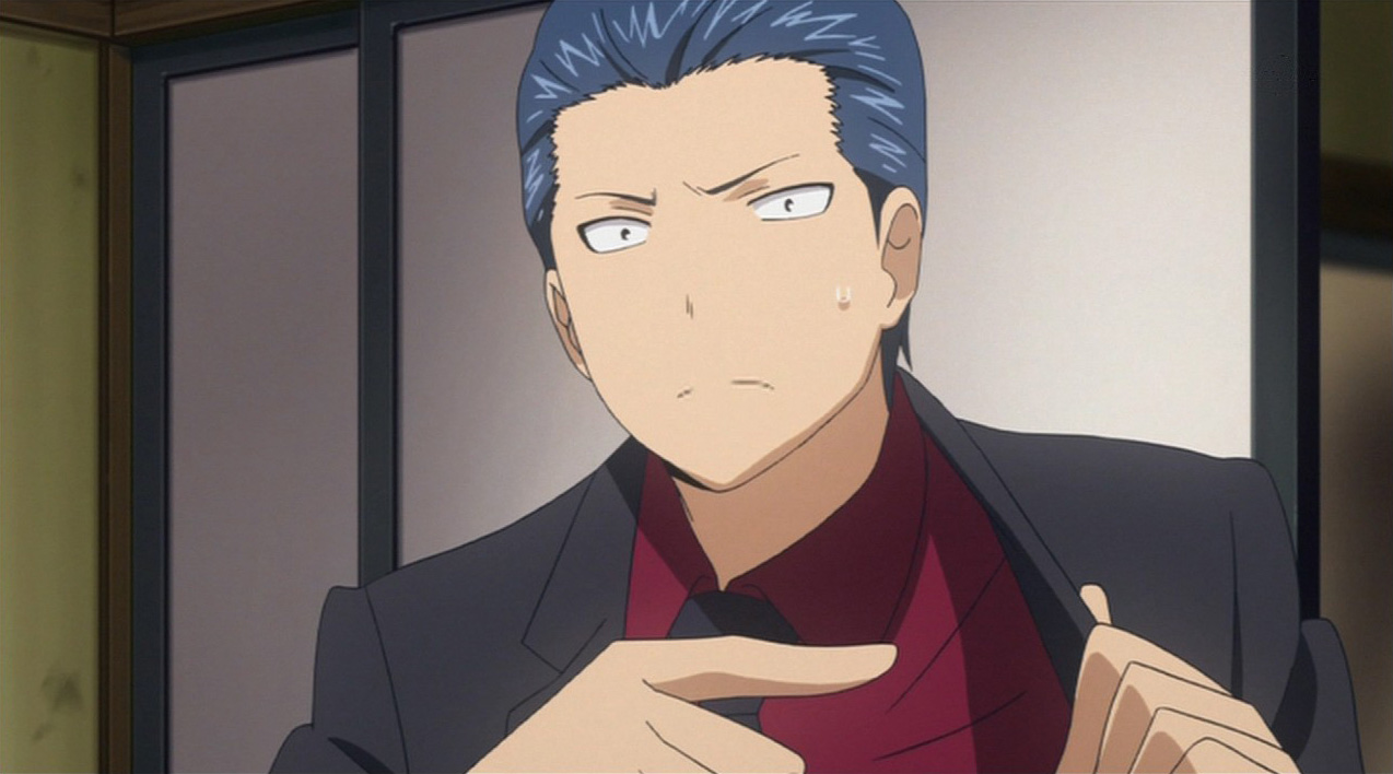 Ryuji from Toradora looked pretty slick in one of the later episodes where ...