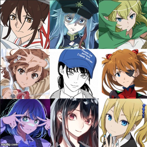 3x3 of My Least Favourite Anime Characters : r/MyAnimeList